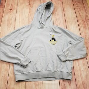 Peanuts x BAIT‎ Hoodie Mens 2XL Gray Snoopy Good Grief Records Graphic 2020